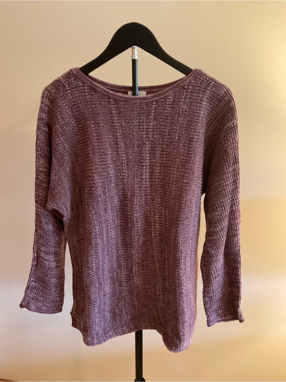 Pure Jill Crewneck Sweater in Mauve - Women's size large